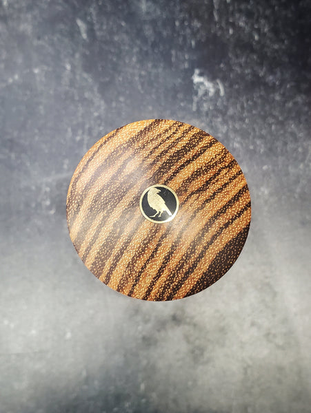 Lidded Box - Zebra Wood