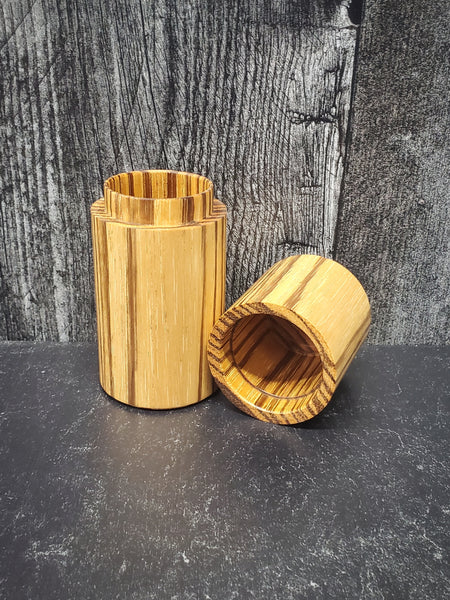 Lidded Box - Zebra Wood