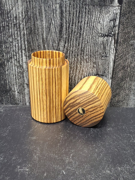 Lidded Box - Zebra Wood