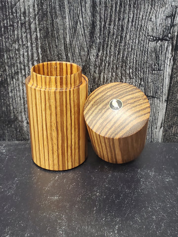 Lidded Box - Zebra Wood