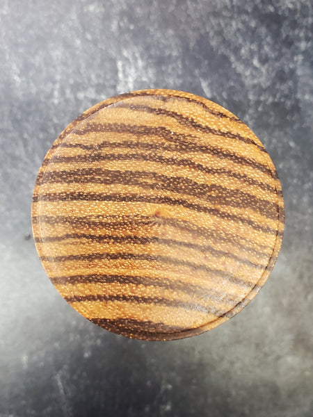 Lidded Box - Zebra Wood