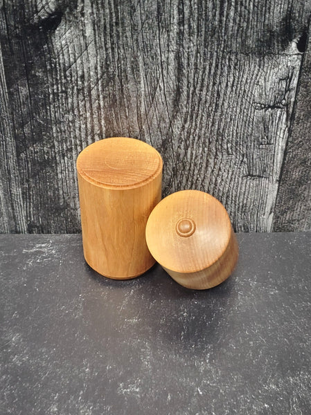 Lidded Box - Curly Birch Wood