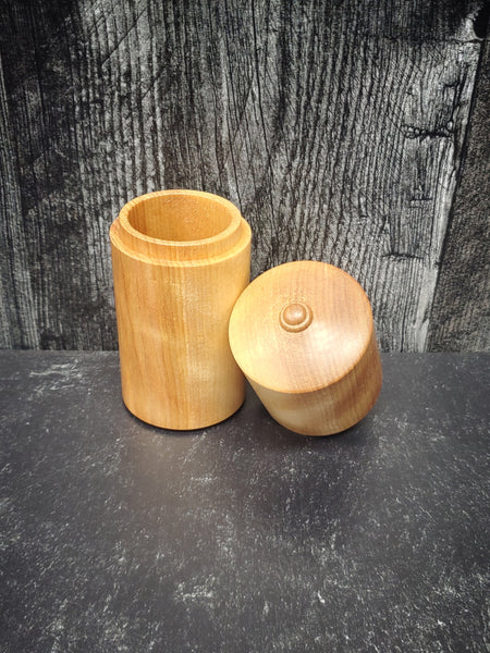 Lidded Box - Curly Birch Wood