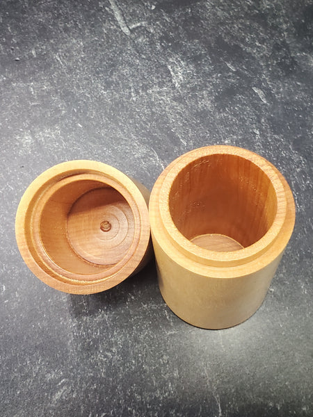 Lidded Box - Curly Birch Wood