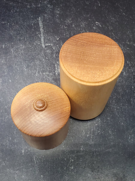 Lidded Box - Curly Birch Wood