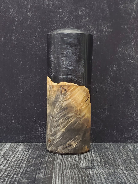 Lidded Box - California Buckeye Burl and Resin Hybrid