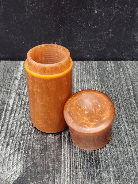 Lidded Box - Copper Pigmented Resin