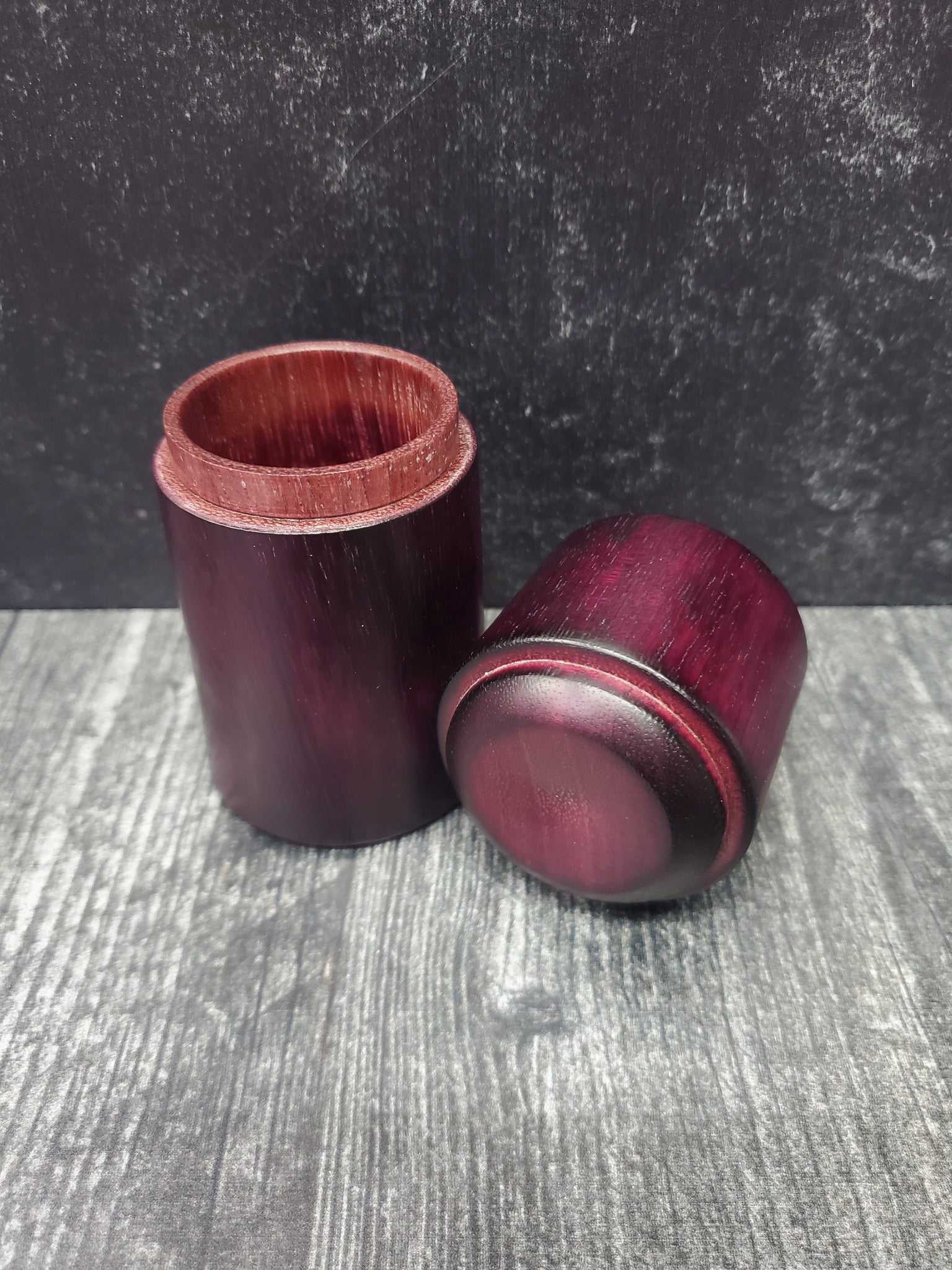 Lidded Box - Purple Heart Wood