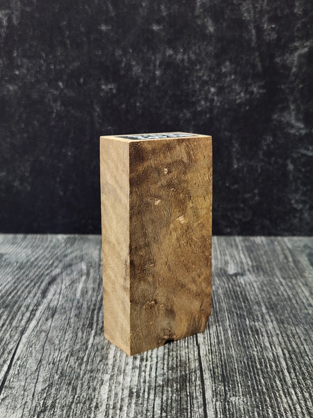 Small Size - Stabilized California Bastogne Walnut - Curly Figure