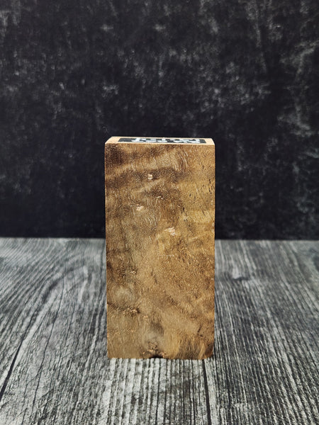 Small Size - Stabilized California Bastogne Walnut - Curly Figure