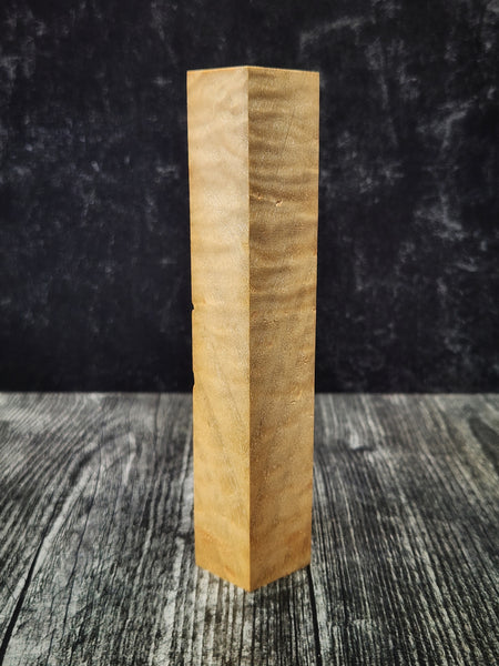 Wa Handle/Pen Blank - Stabilized California Bastogne Walnut - Curly Figure