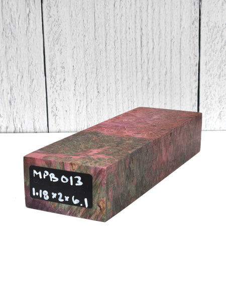 Stabilized Maple Burl Blank - MPB013