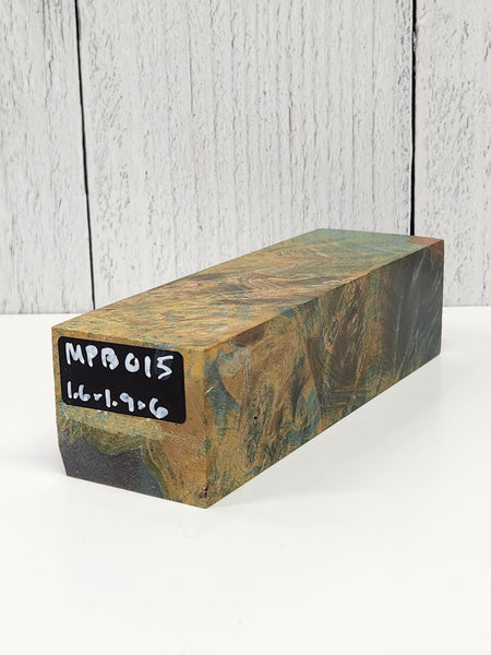 Stabilized Maple Burl Blank - MPB015