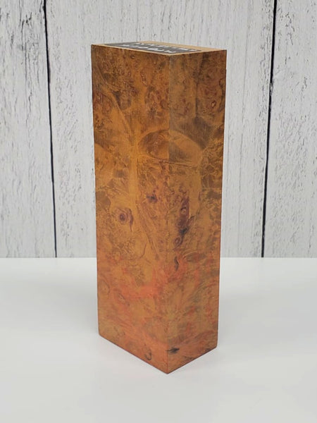 Stabilized Maple Burl Blank - MPB017